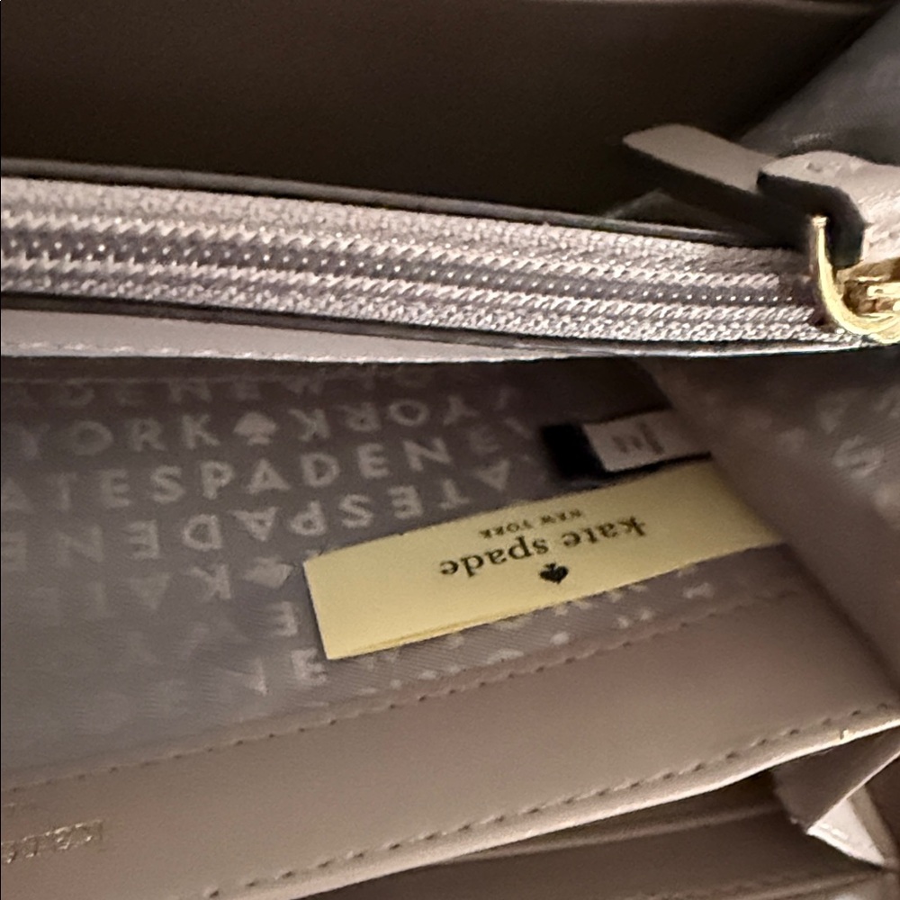 Kate Spade Taupe Leather Wallet - Picture 4 of 4